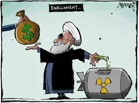 http://iranpoliticsclub.net/cartoons/obama-iran2/images/Rouhani%20Dollars%20Enrichment%20Iran%20Nuclear%20Deal%20Cartoon.jpg