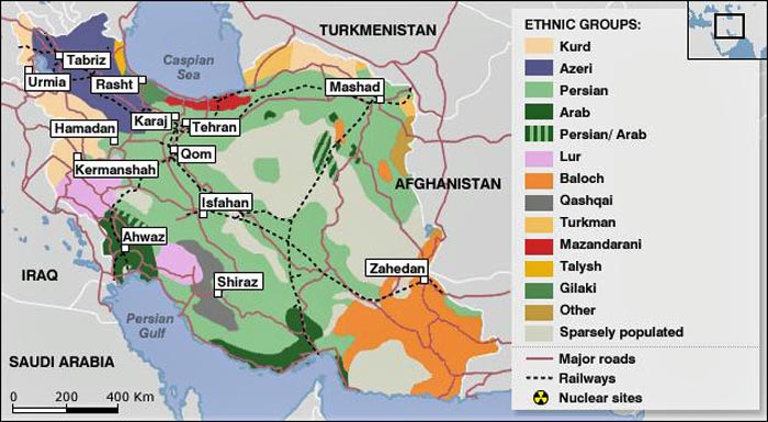 Iran Ethnic Map 119
