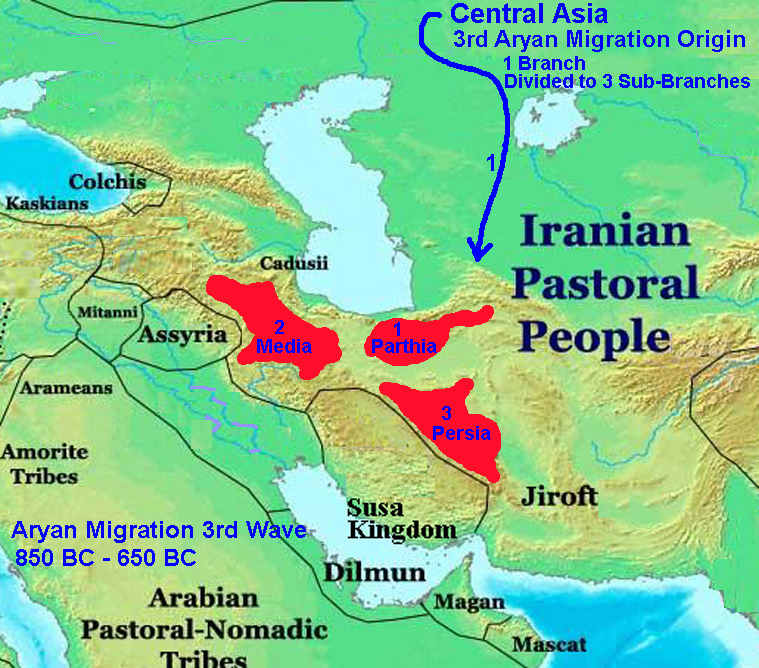 Iran Politics Club: Iran Historical Maps 1: Susa Kingdom, Aryan Migration,  Median Kingdom